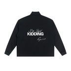 Half-Zip Rolled Edge Fleece Sweatshirt