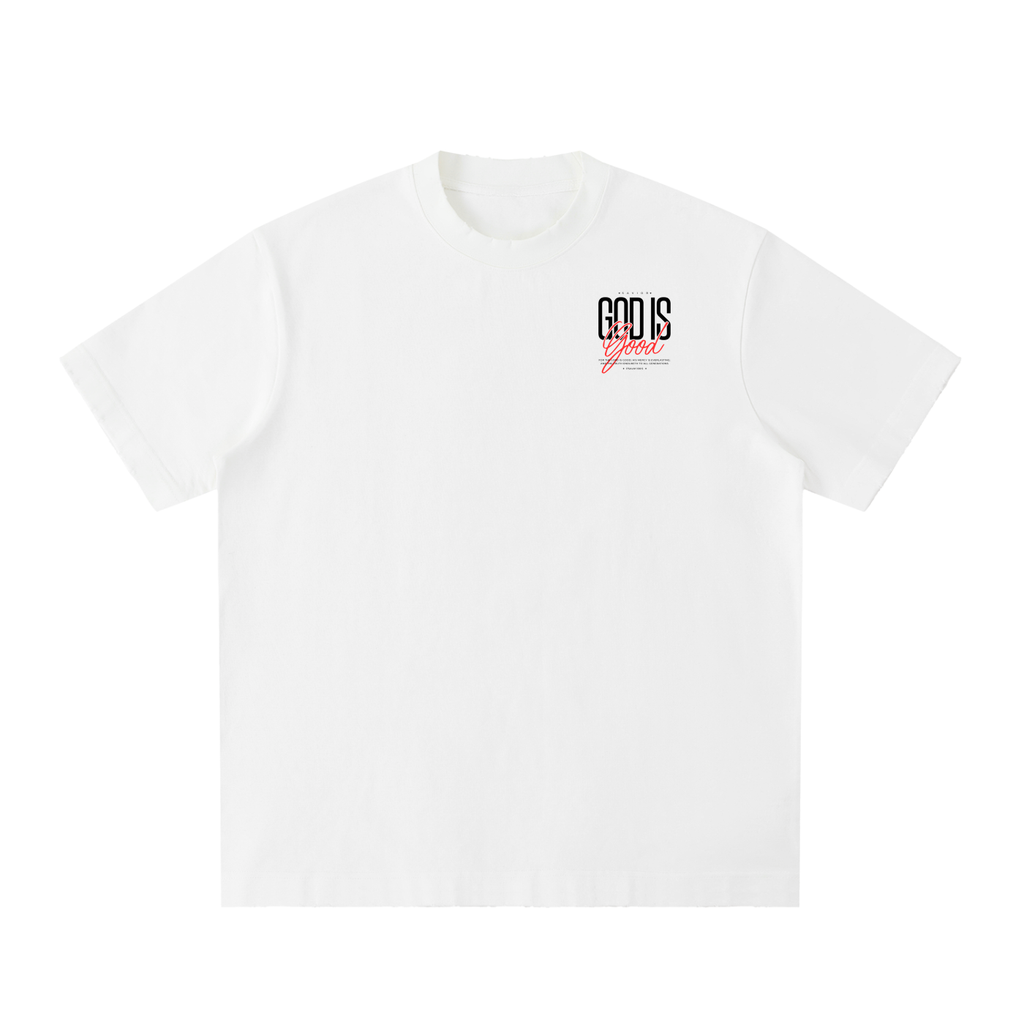 Heavyweight Vintage Washed Frayed T-Shirt