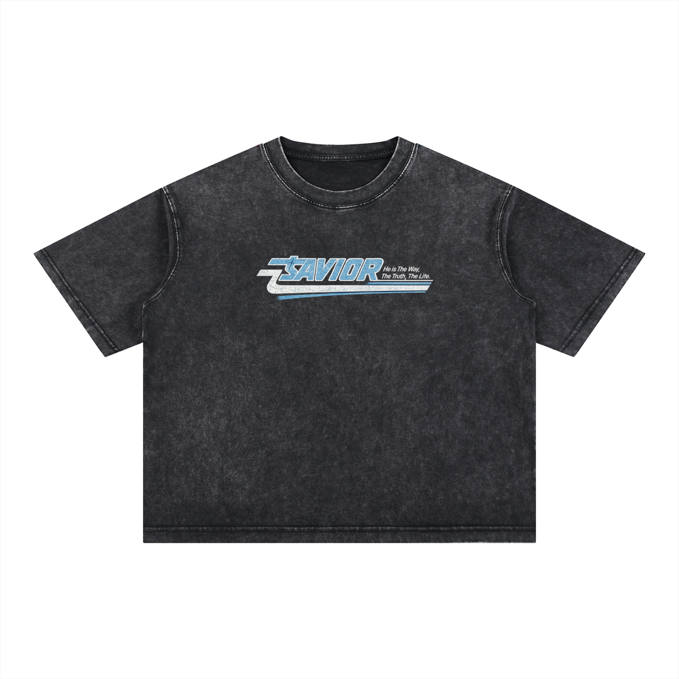 Mineral Wash Boxy Cotton T-Shirt