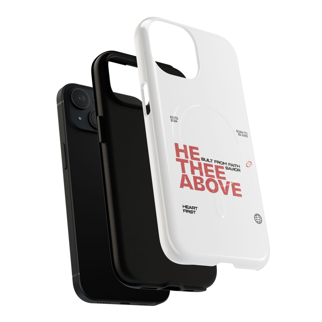 He Thee Above — Keep Your Eyes Up Phone Case