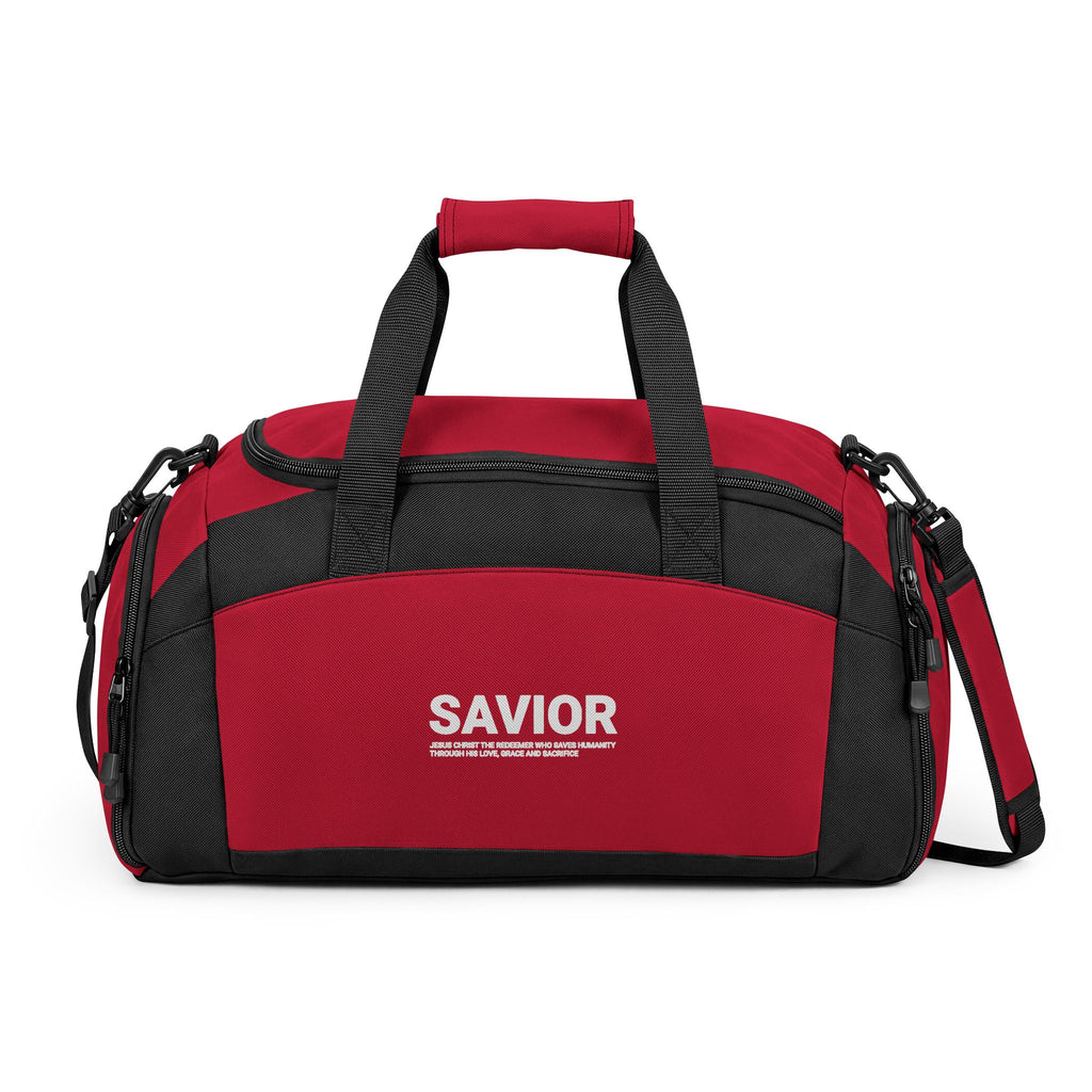 Savior Gym Bag — Durable Weekend & Workout Duffle with Shoulder Strap