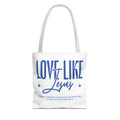Love Like Jesus Tote Bag — Inspirational Christian Faith Tote