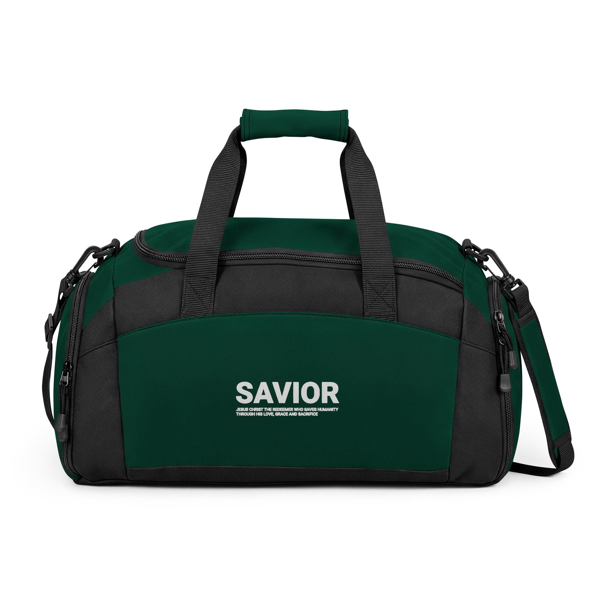 Savior Gym Bag — Durable Weekend & Workout Duffle with Shoulder Strap