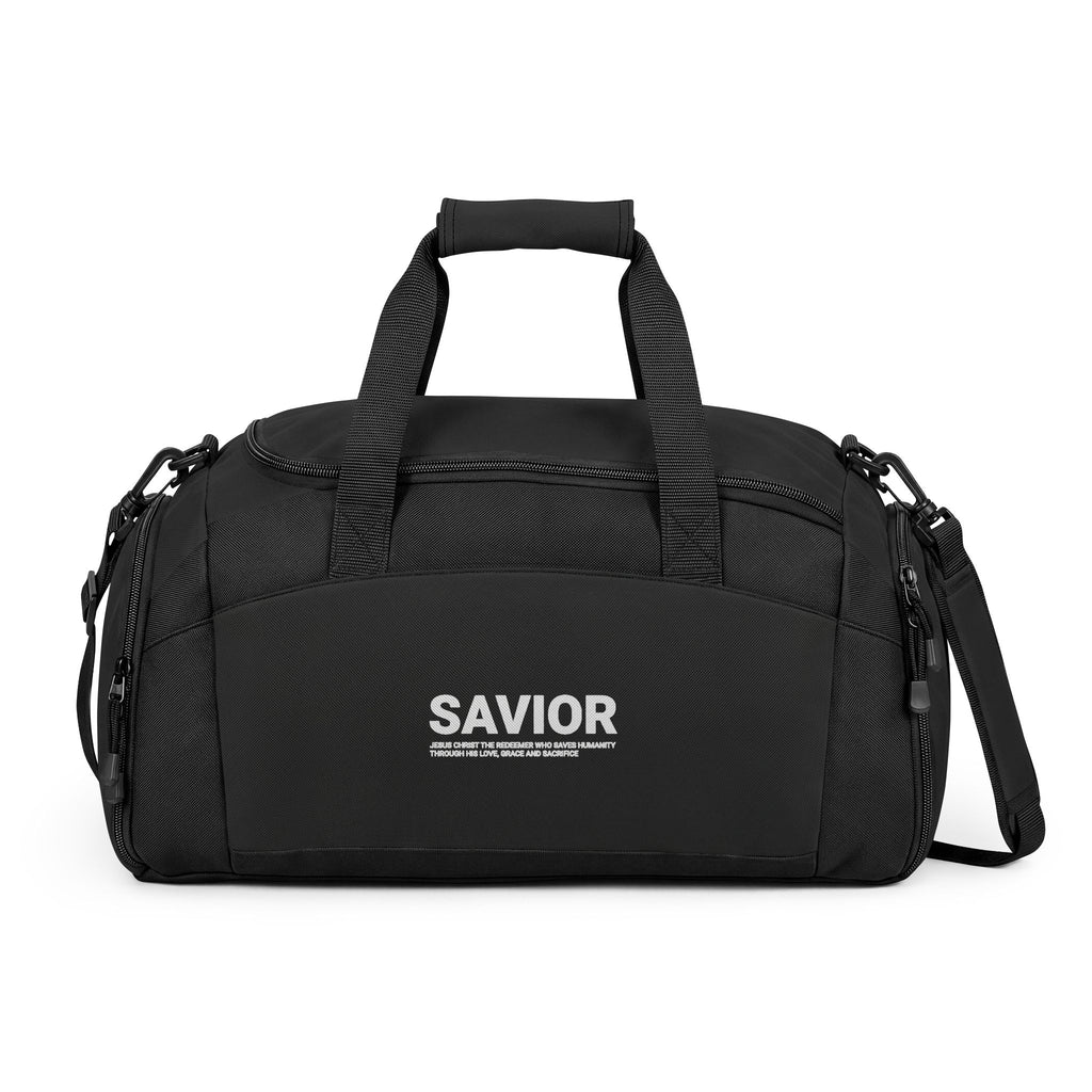 Savior Gym Bag — Durable Weekend & Workout Duffle with Shoulder Strap