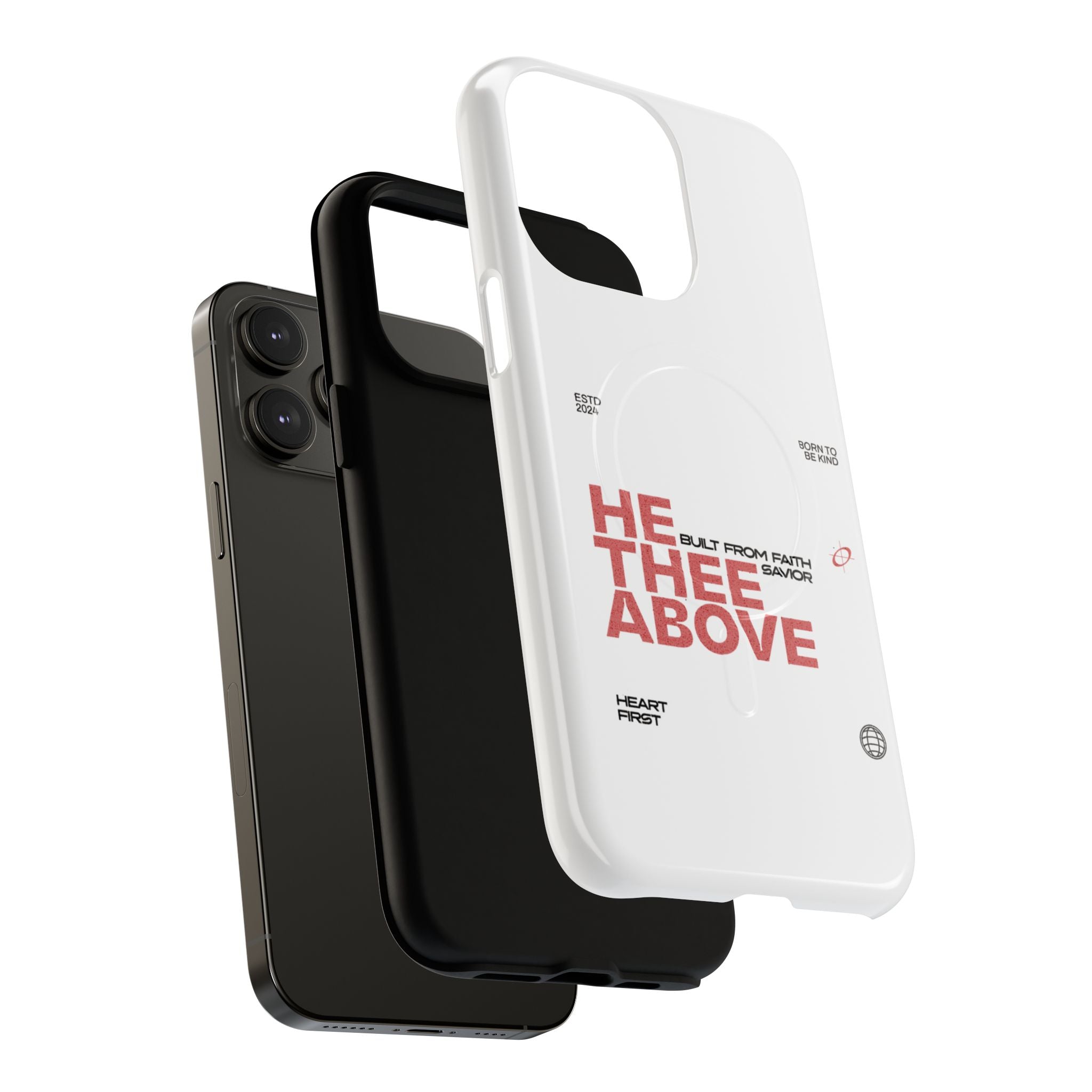 He Thee Above — Keep Your Eyes Up Phone Case