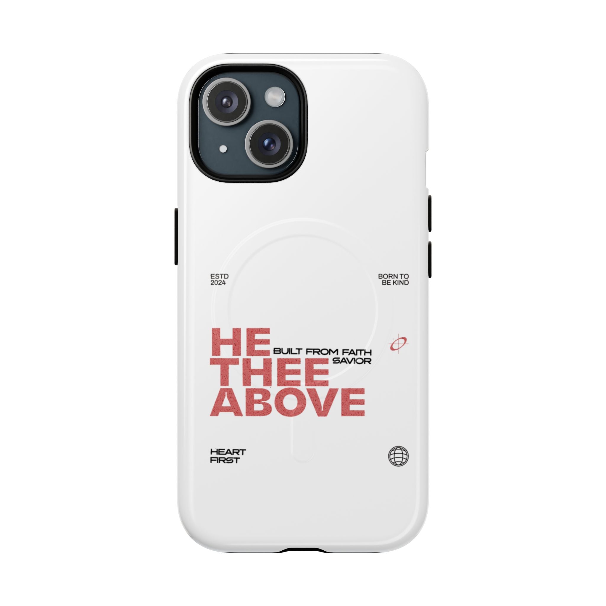 He Thee Above — Keep Your Eyes Up Phone Case