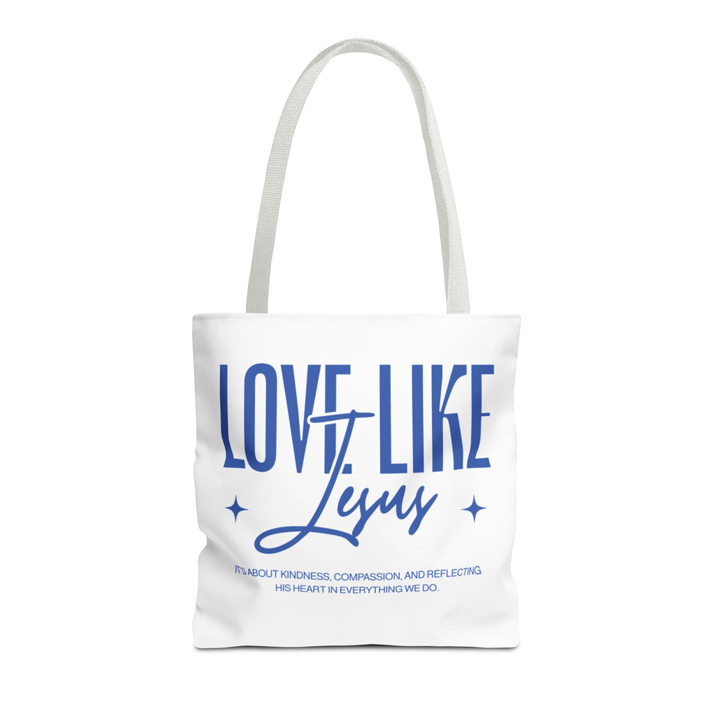 Love Like Jesus Tote Bag — Inspirational Christian Faith Tote