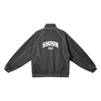 Unisex Vintage Wash Full Zip Mesh Jacket