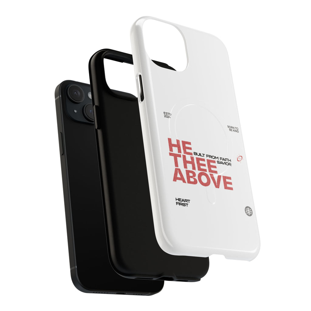 He Thee Above — Keep Your Eyes Up Phone Case