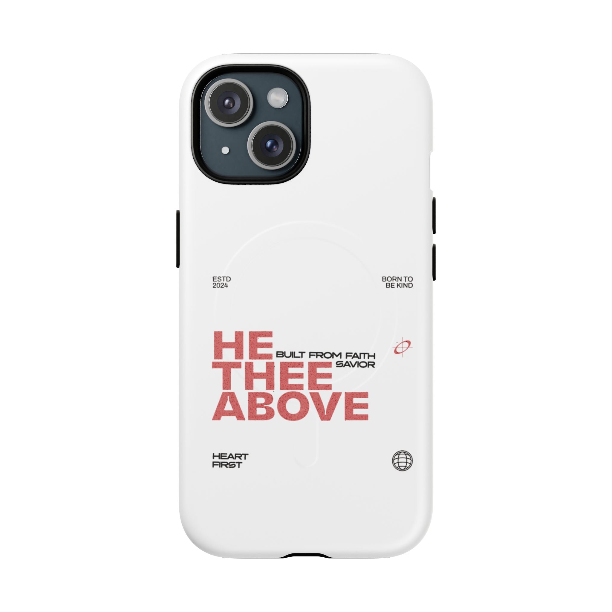 He Thee Above — Keep Your Eyes Up Phone Case