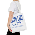 Love Like Jesus Tote Bag — Inspirational Christian Faith Tote