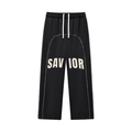 Contrast-Stitched Fleece Sweatpants