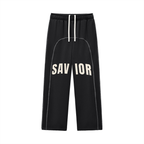 Contrast-Stitched Fleece Sweatpants