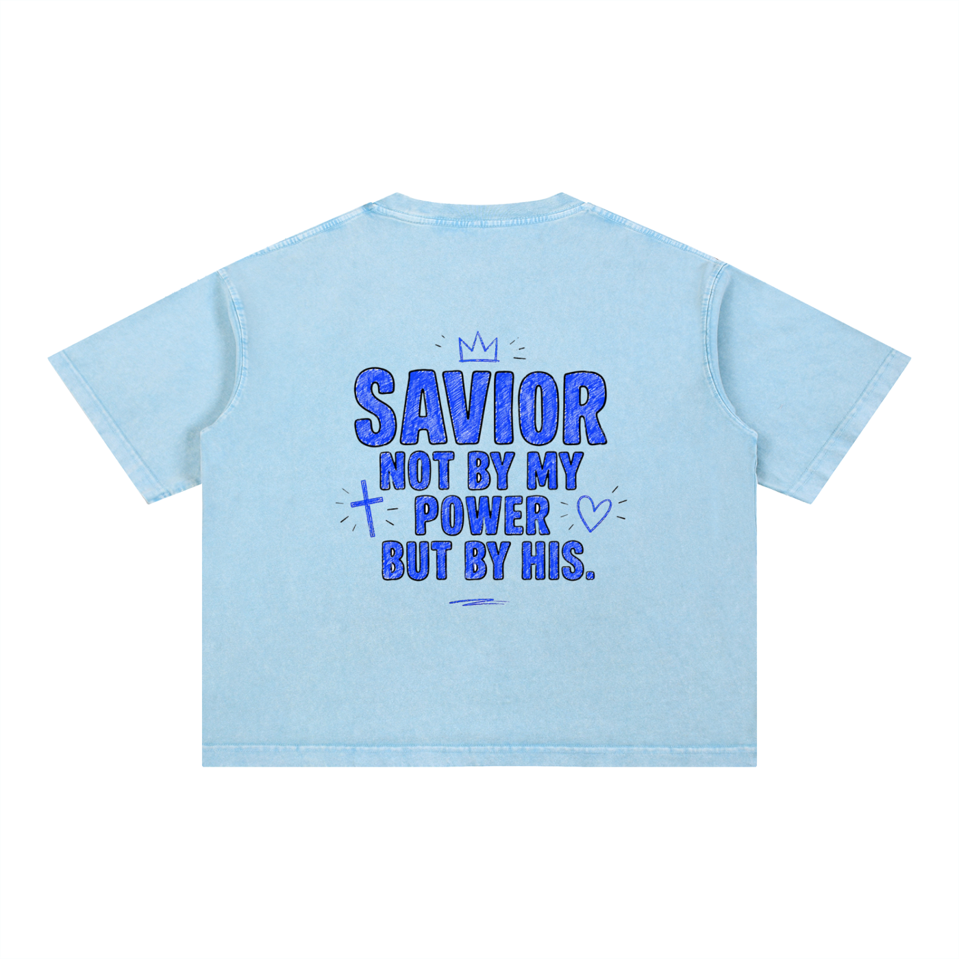 Mineral Wash Boxy Cotton T-Shirt