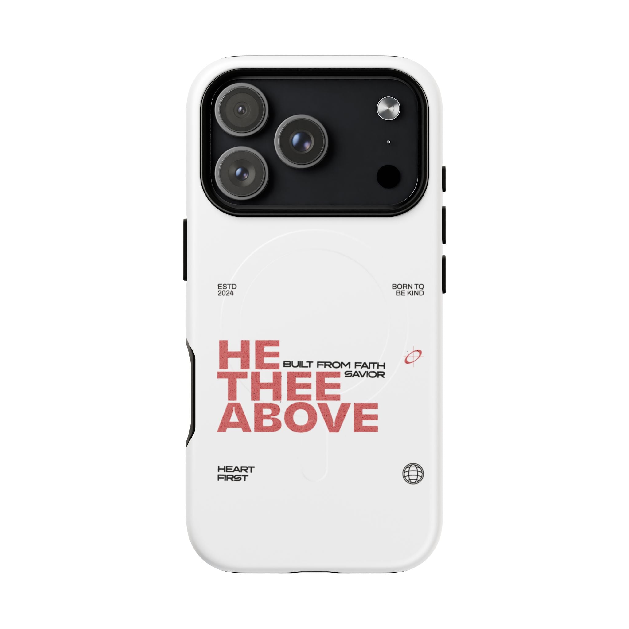 He Thee Above — Keep Your Eyes Up Phone Case