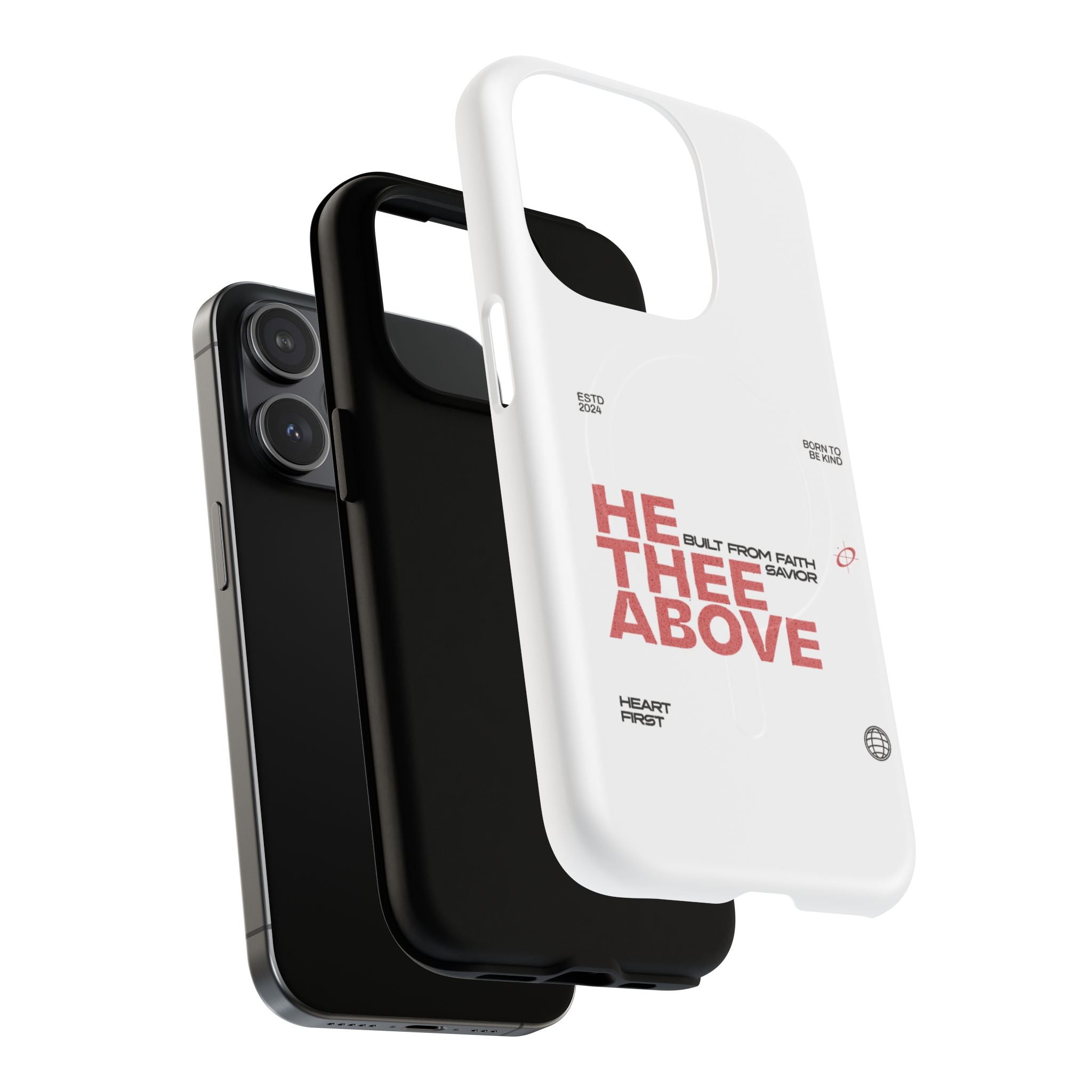 He Thee Above — Keep Your Eyes Up Phone Case