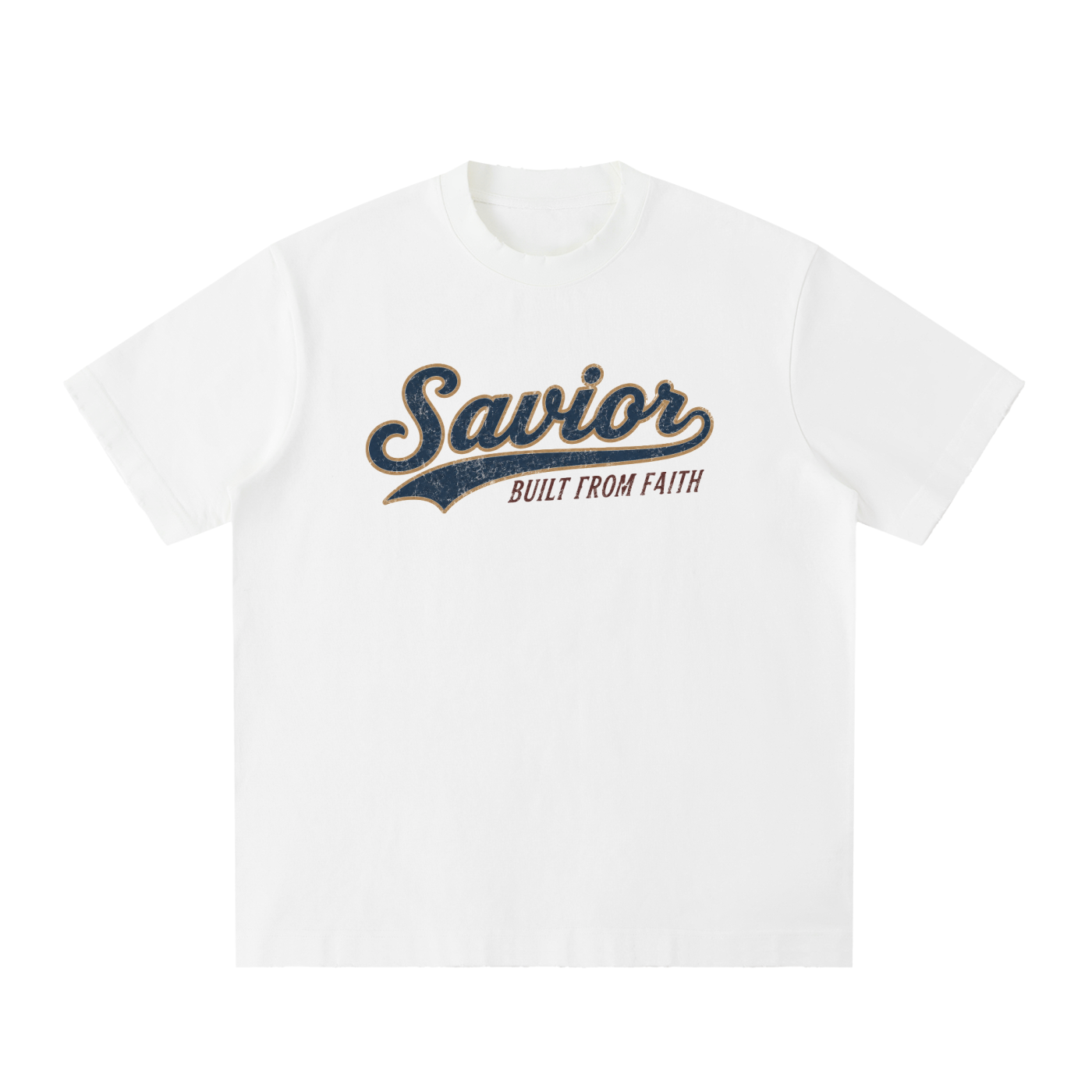 Heavyweight Vintage Washed Frayed T-Shirt