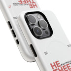 He Thee Above — Keep Your Eyes Up Phone Case