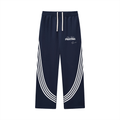 Curved Stripe Straight Sweatpants