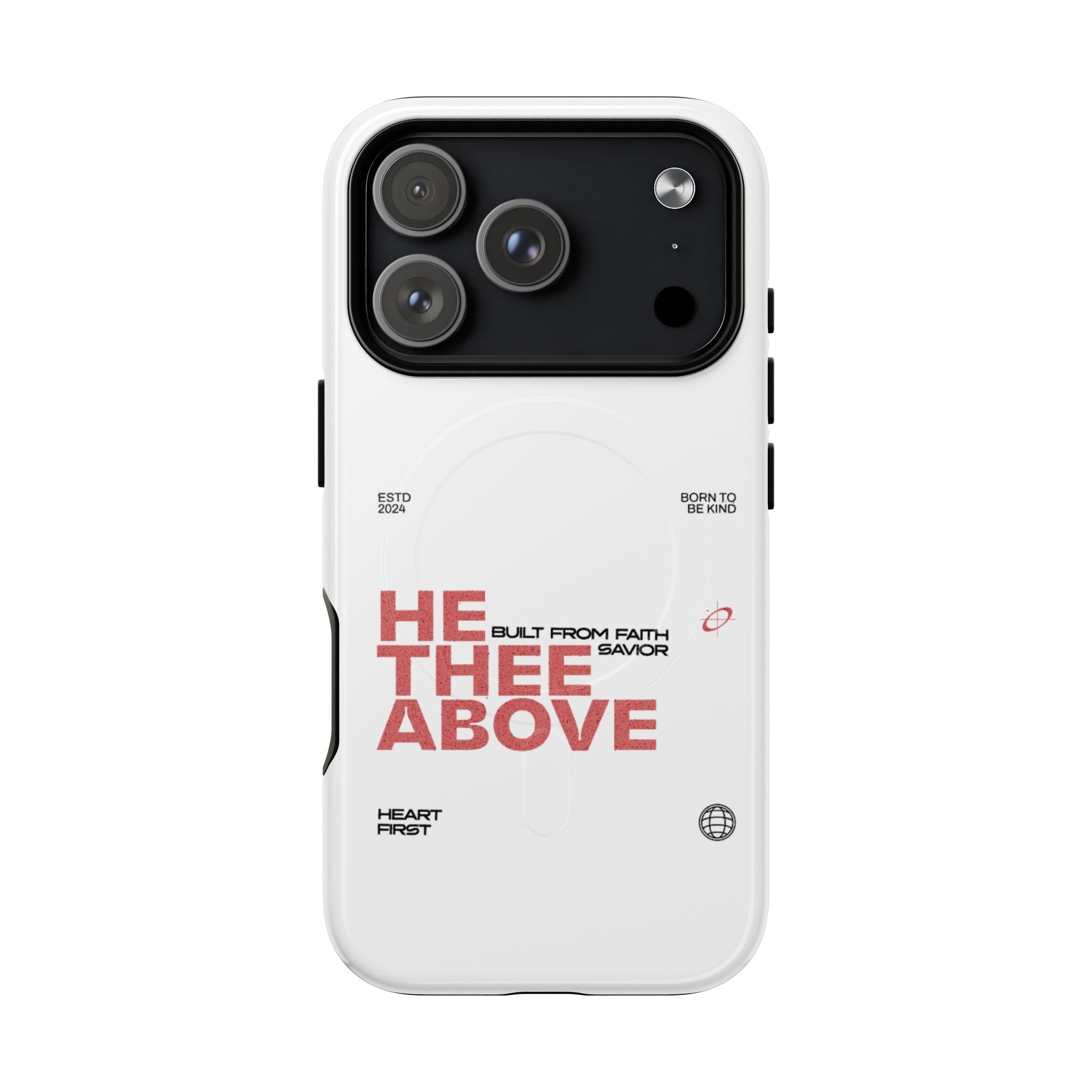 He Thee Above — Keep Your Eyes Up Phone Case