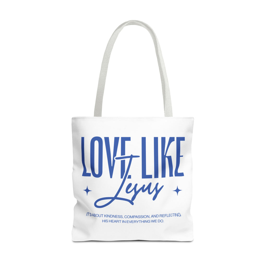 Love Like Jesus Tote Bag — Inspirational Christian Faith Tote