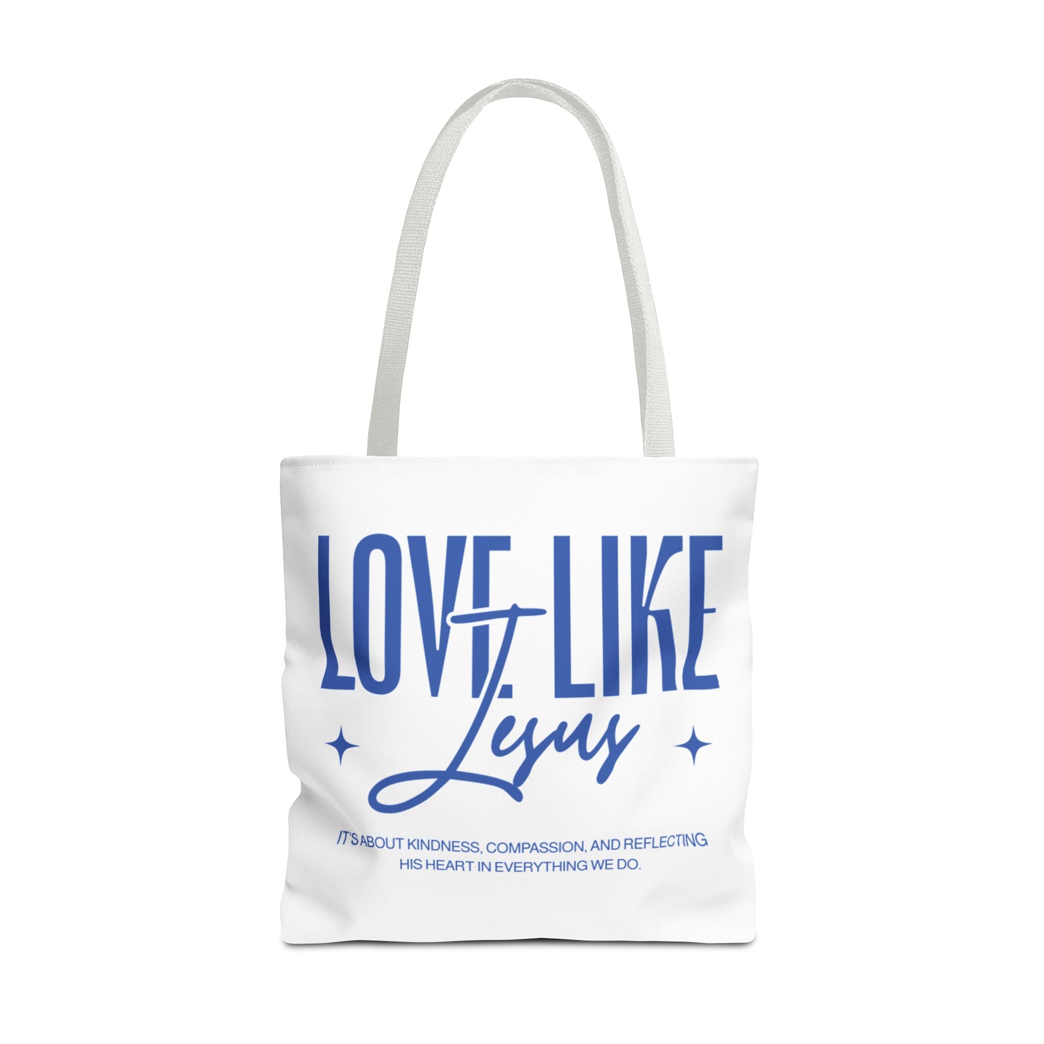 Love Like Jesus Tote Bag — Inspirational Christian Faith Tote