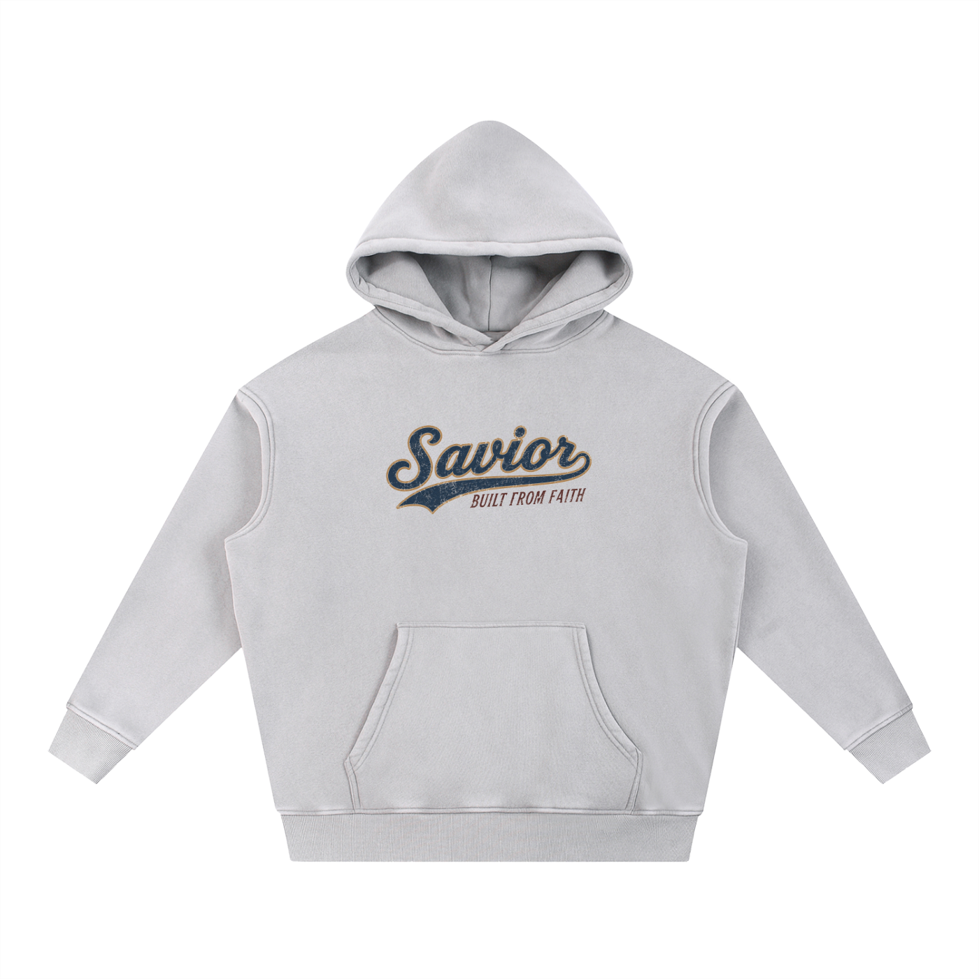Snow Wash Fleece Oversize Hoodie