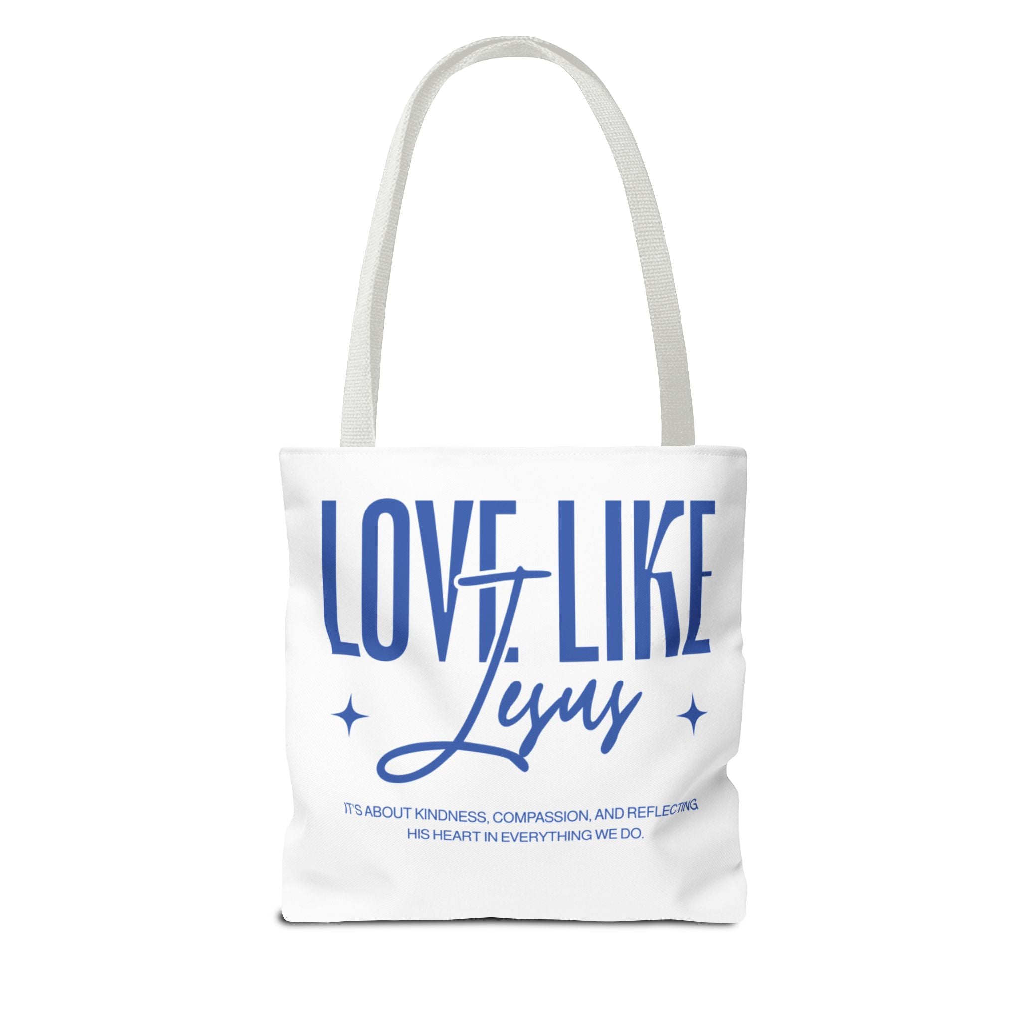 Love Like Jesus Tote Bag — Inspirational Christian Faith Tote