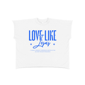 Raw Edge Boxy Non-Shrink T-Shirt