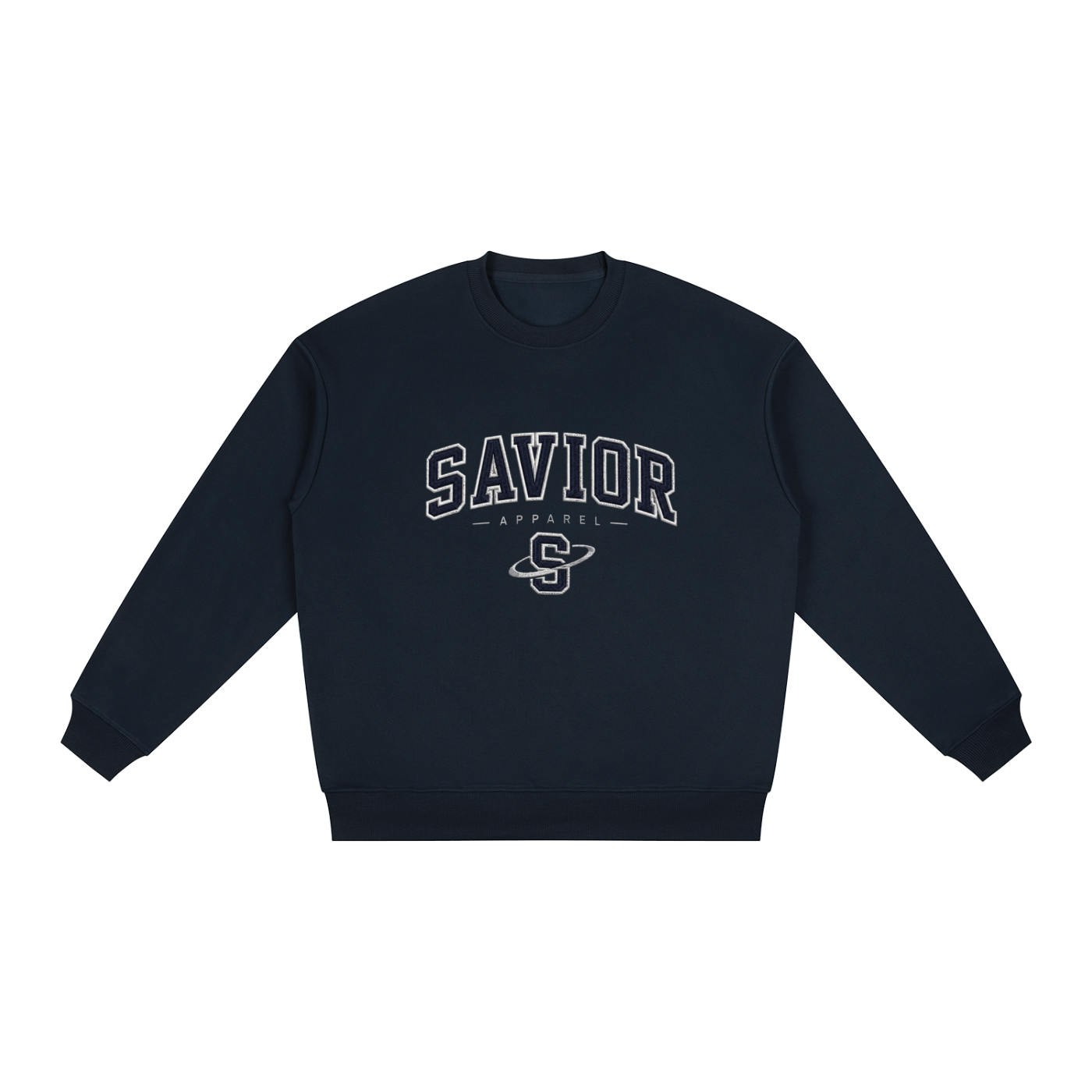 Oversized Drop Shoulder Crewneck Sweatshirt