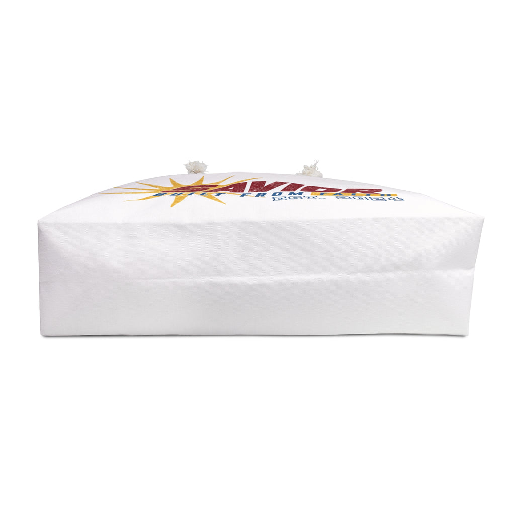 Savior Weekender Bag — "Built From Faith" Travel Tote (Est. 2024)