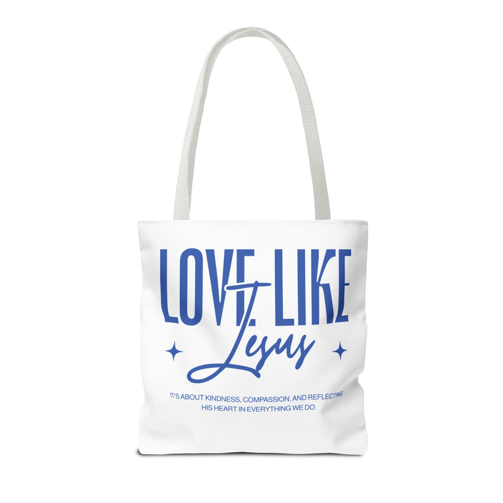 Love Like Jesus Tote Bag — Inspirational Christian Faith Tote