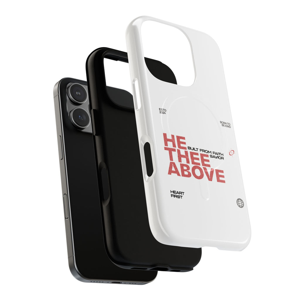 He Thee Above — Keep Your Eyes Up Phone Case