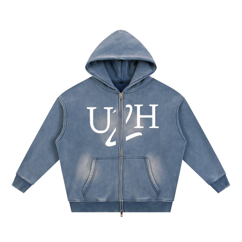 OPEN DOOR — What He Opens No One Shuts Zip Hoodie
