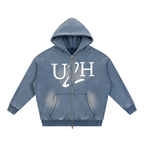 OPEN DOOR — What He Opens No One Shuts Zip Hoodie