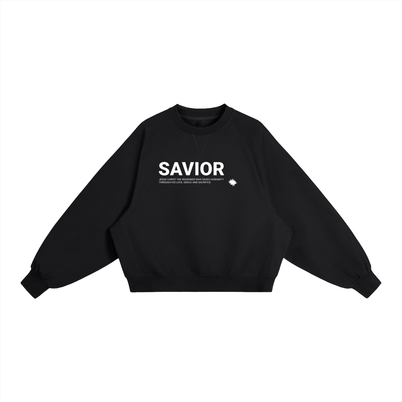 Essential Heavyweight Dolman Sleeve Boxy Sweatshirt