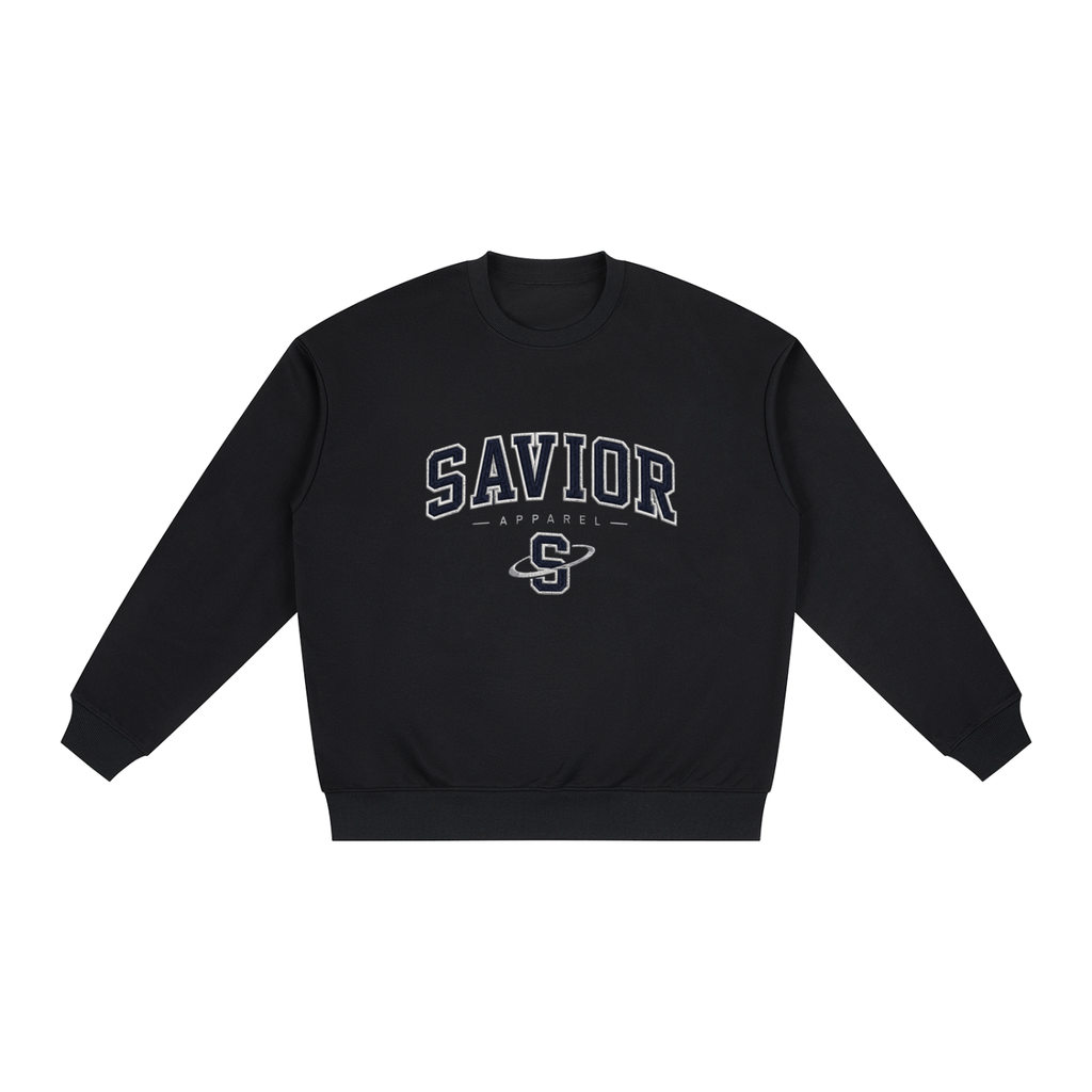 Oversized Drop Shoulder Crewneck Sweatshirt