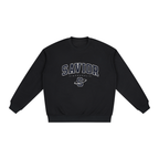 Oversized Drop Shoulder Crewneck Sweatshirt