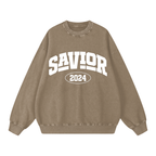 Snow Washed Oversized Sweatshirt