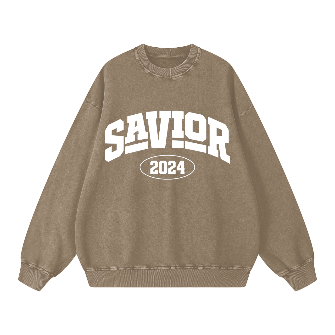 Snow Washed Oversized Sweatshirt