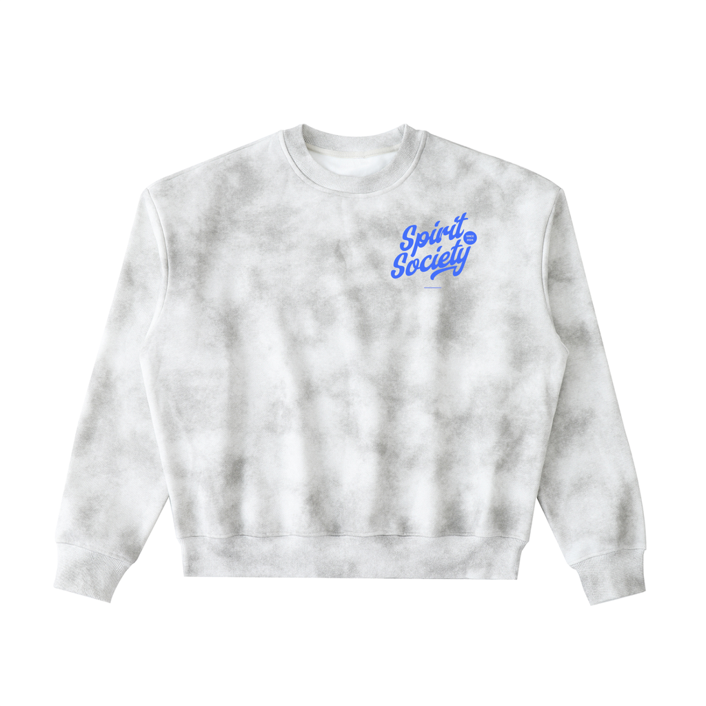 Dirty Washed Boxy Fleeced Sweatshirt