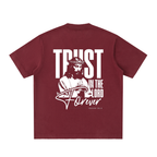 Heavyweight Vintage Washed Frayed T-Shirt