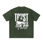 Heavyweight Vintage Washed Frayed T-Shirt