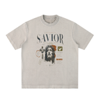 Heavyweight Vintage Washed Frayed T-Shirt