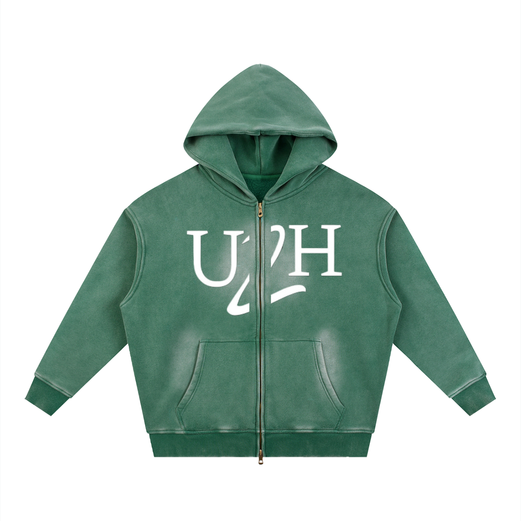 OPEN DOOR — What He Opens No One Shuts Zip Hoodie