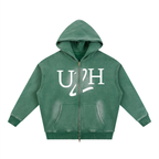 OPEN DOOR — What He Opens No One Shuts Zip Hoodie