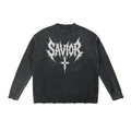 Vintage Washed Hand-Frayed Sweater