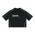 Unisex Heavyweight Boxy Piping T-Shirt