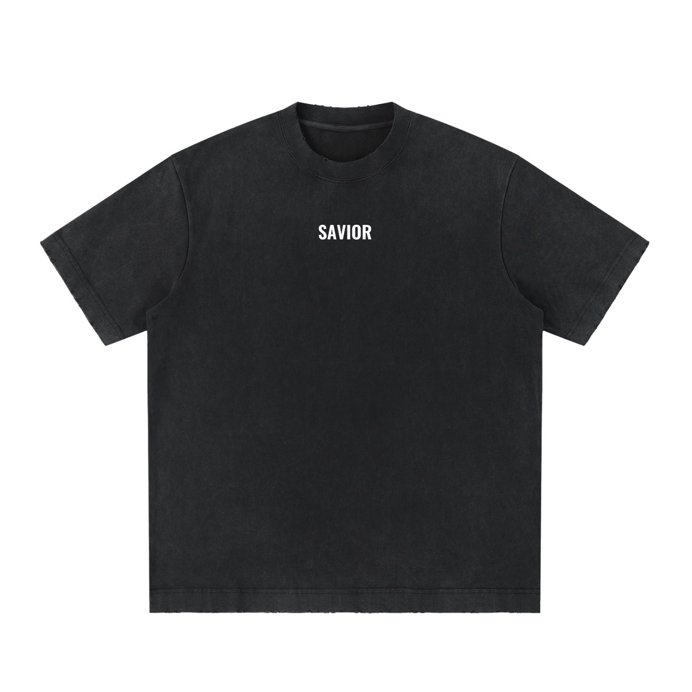 Heavyweight Vintage Washed Frayed T-Shirt
