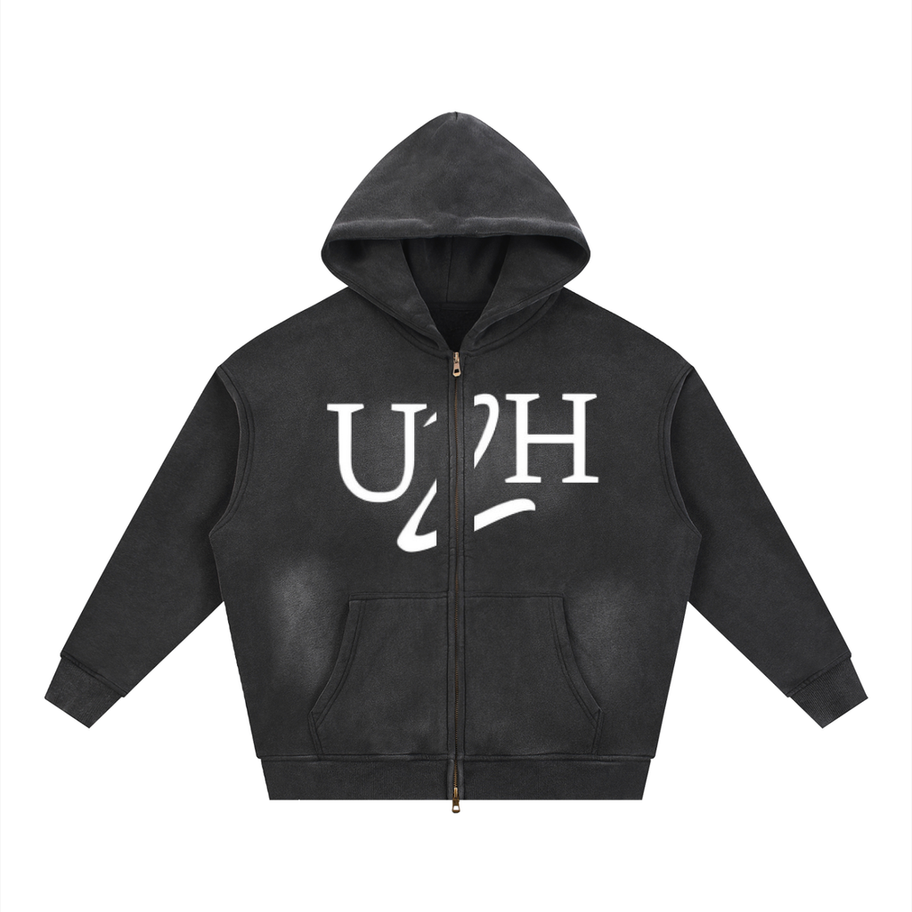 OPEN DOOR — What He Opens No One Shuts Zip Hoodie